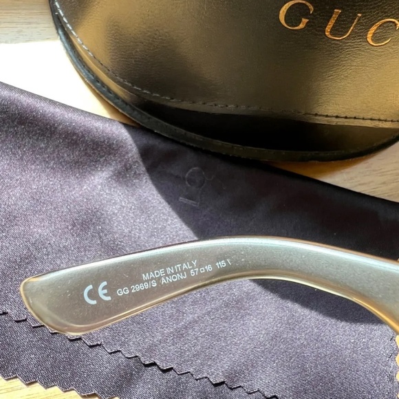 Rare Authentic Gucci Bamboo Horsebit Sunglasses - Picture 5 of 6